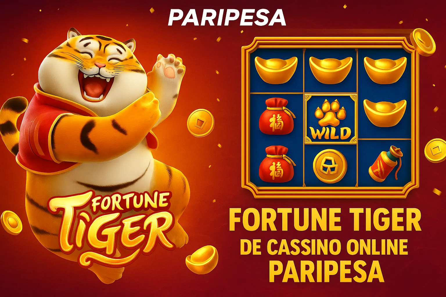 Fortune Tiger é um jogo imperdível no PARIPESA Casino